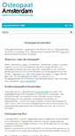 Mobile Screenshot of osteopaatamsterdam.nl